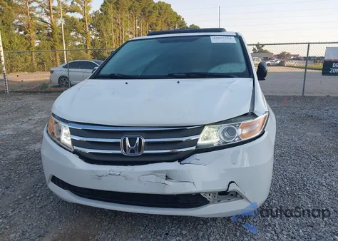 2013 Honda Odyssey Ex-L z USA, uszkodzony, nr VIN 5FNRL5H66DB051935